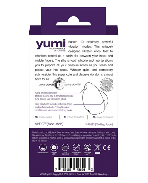 Vedo Yumi Finger Vibe：10 種強大模式，防水且適合旅行 Product Image.