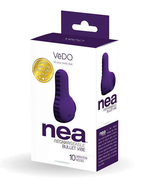 Vibrador de dedo recargable Vedo Nea: el compañero de placer definitivo Product Image.