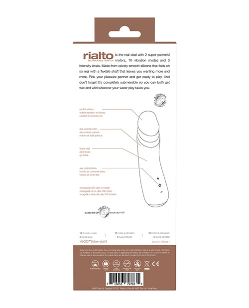 Vedo Rialto Rechargeable Vibe: Ultimate Pleasure Experience Product Image.