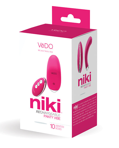 Vedo Niki Rechargeable Panty Vibe: Ultimate Discretion & Customised Pleasure Product Image.