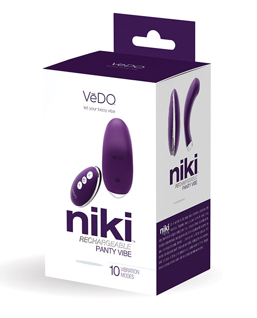 Vedo Niki Rechargeable Panty Vibe: Ultimate Discretion & Customised Pleasure Product Image.