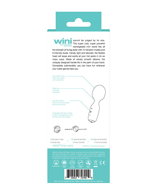 Vedo Wini Mini Wand: On-the-Go Pleasure Product Image.