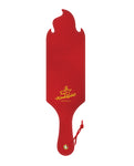 Fiery Passion Flaming Red Cut-Out Paddle