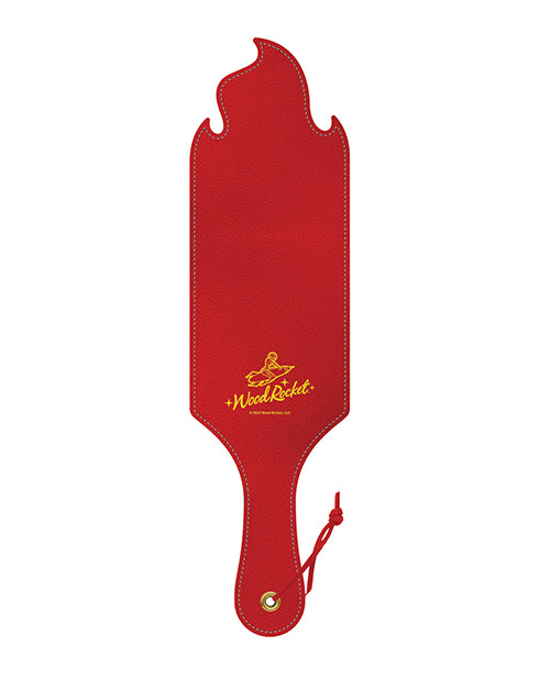 Fiery Passion Flaming Red Cut-Out Paddle Product Image.