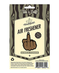 Wood Rocket Middle Finger Brown Air Freshener - Fresh Cologne Scent