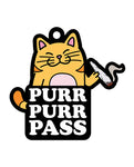 Wood Rocket Purr Purr Pass Air Freshener - Green Grass Scent