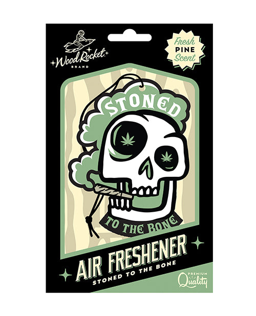 Wood Rocket Stoned to the Bone Air Freshener - Pine - featured product image.