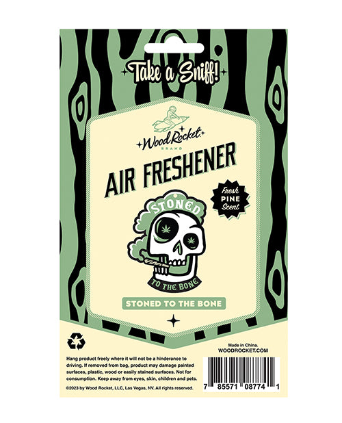 Wood Rocket Stoned to the Bone Air Freshener - Pine Product Image.