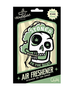 Wood Rocket Stoned to the Bone Air Freshener - Pine