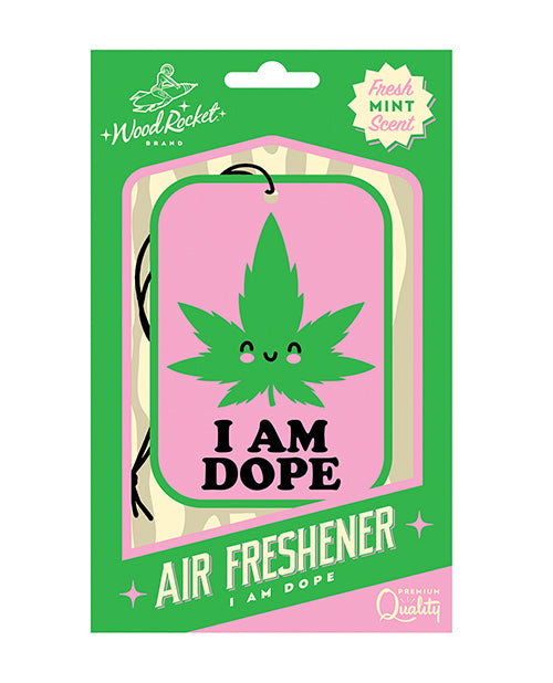 Shop for the Wood Rocket I am Dope Air Freshener - Mint at My Ruby Lips