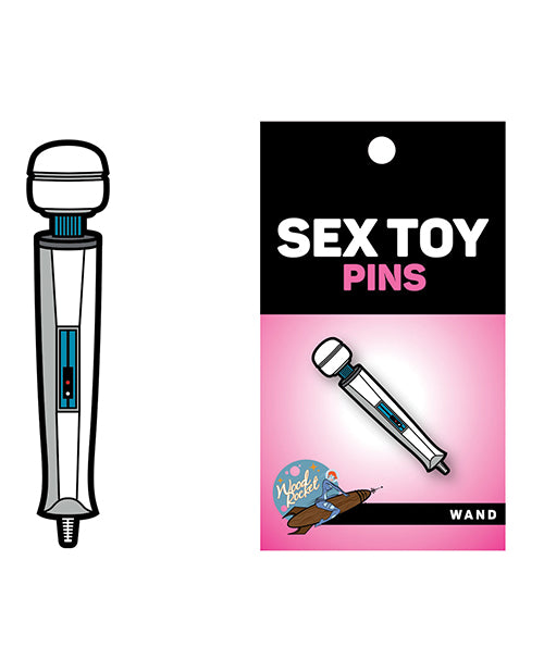 Shop for the Wood Rocket Sex Toy Wand Pin - White at My Ruby Lips