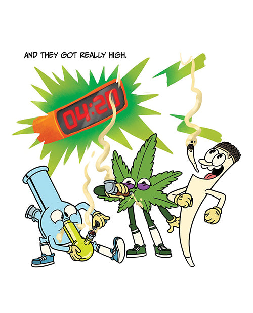 Wood Rocket The Dopest Place in the Whole Weed World Adult Storybook Product Image.