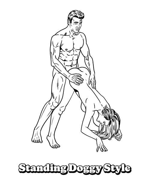 Wood Rocket's The Sexiest Sex Positions Colouring Book Product Image.