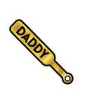 Wood Rocket Sex Toy Daddy Paddle Pin - Oro