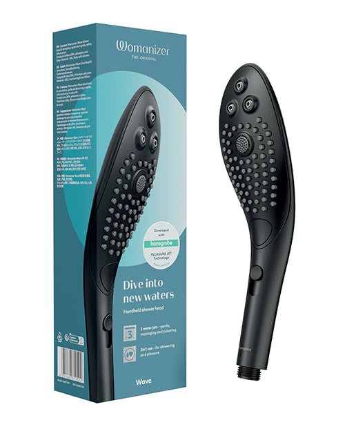 Womanizer Wave: Touchless Clitoral Stimulation Shower Head Product Image.