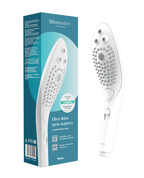 Womanizer Wave: cabezal de ducha para estimulación del clítoris sin contacto Product Image.