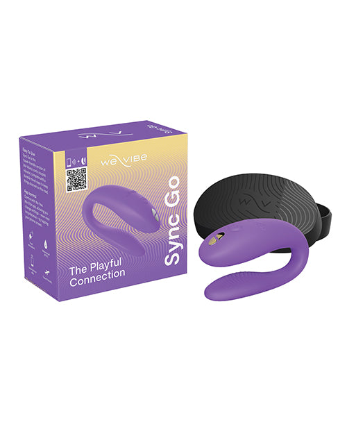We-vibe Sync Go: Hands-Free Pleasure & Custom Fit in Light Purple Product Image.