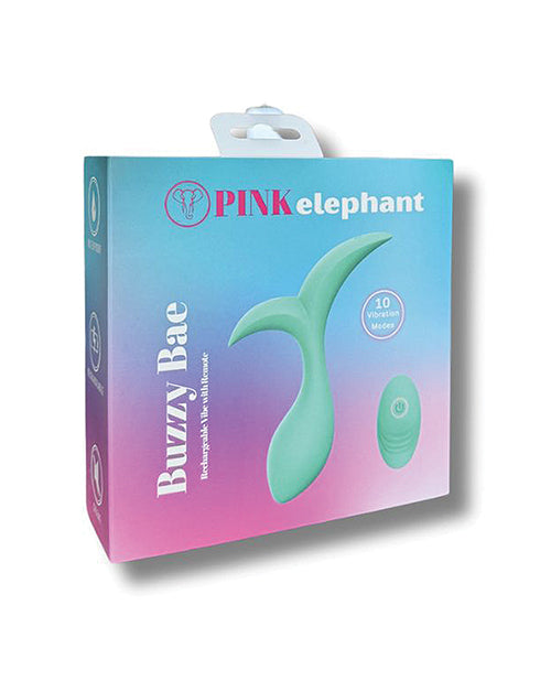 Vibrador recargable Pink Elephant Buzzy Bae con control remoto Product Image.