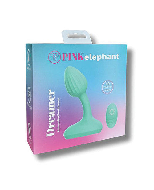 Vibrador recargable Pink Elephant Dreamer con control remoto Product Image.