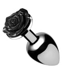 Bootysparks Black Rose Anal Plug - A Touch of Elegance and Sensation