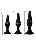 Master Series Triple Tapered Anal Trainer Set