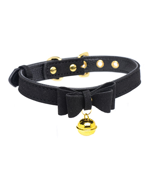Golden Kitty Cat Bell Collar Product Image.
