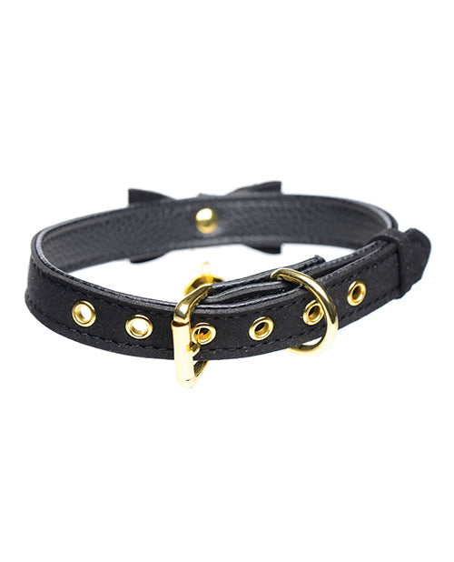 Golden Kitty Cat Bell Collar Product Image.