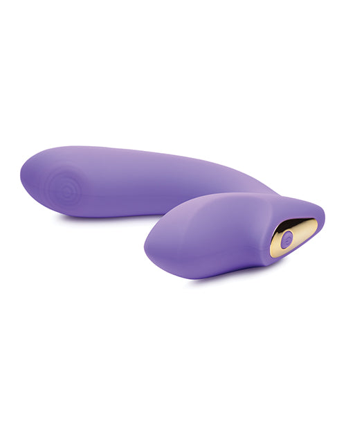 Inmi 10x G-Tap Tapping Silicone G Spot Vibrator - Purple Product Image.