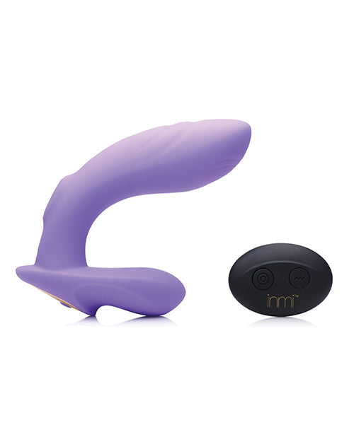 Inmi 10x G-Tap Tapping Silicone G Spot Vibrator - Purple Product Image.