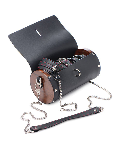 Master Series Kinky Clutch Black Bondage Set Product Image.