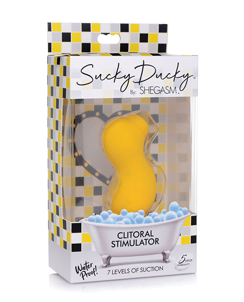 Inmi Shegasm Sucky Ducky Clitoral Stimulator - Yellow Product Image.