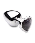 Plug anal Booty Sparks Amethyst Heart: elegancia opulenta y deleite sensual