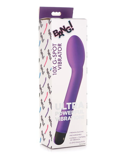 砰! 10x G 點振動器 - 迷人的紫色愉悅 Product Image.