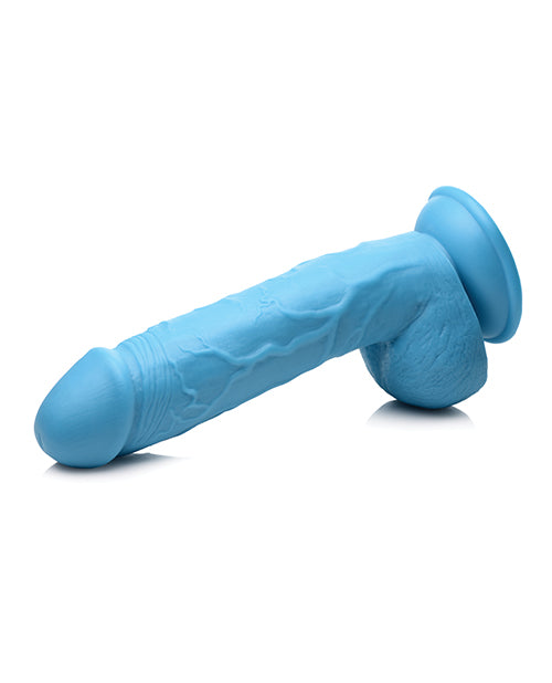 Pop Peckers 8.25" Realistic Purple Dildo Product Image.