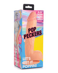 Pop Peckers Consolador Púrpura Realista de 8.25"