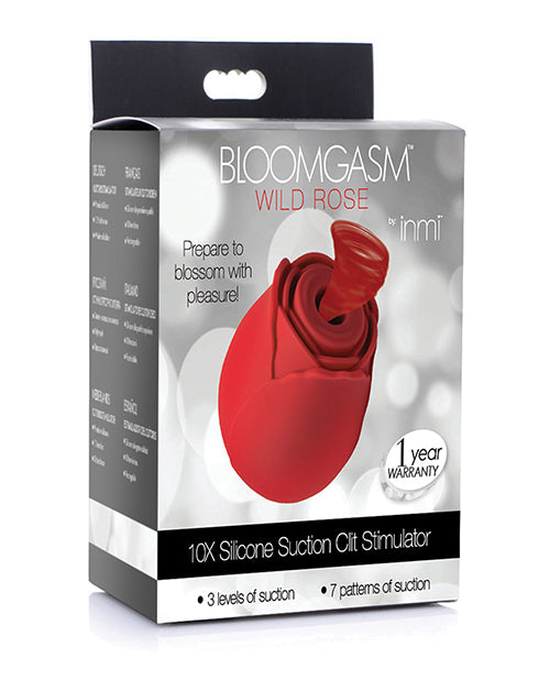Inmi Bloomgasm Wild Rose Clit Sucker: intenso placer de succión Product Image.