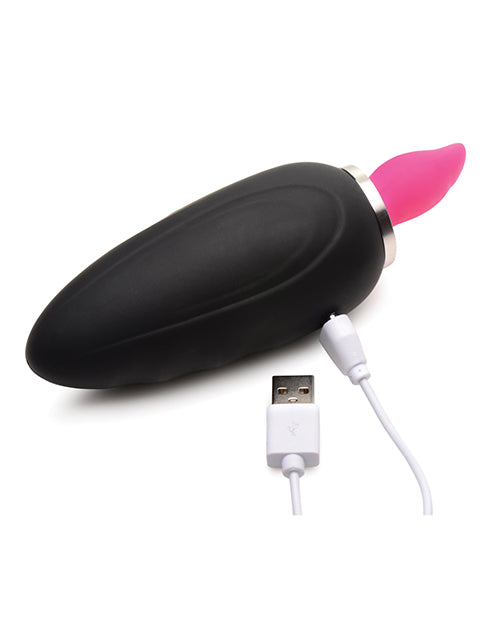 Inmi Shegasm Lickgasm Mini 10X Stimulator - Black/Pink Product Image.