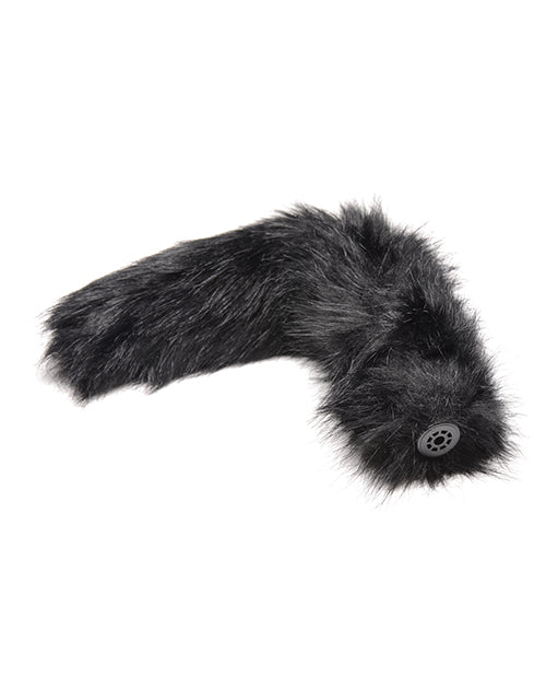 "Tailz Snap On Interchangeable Fox Tail - Black" Product Image.