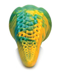 Enchanting Escape: Creature Cocks Monstropus Tentacled Monster Silicone Dildo - Green/Yellow