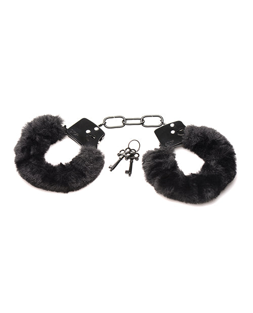 Master Series Cuffed In Fur Furry Handcuffs Product Image.