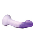 Strap U G Swirl G-Spot Silicone Dildo - Purple
