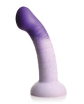 Strap UG Swirl Consolador de silicona con punto G - Púrpura