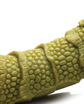 Enchanted Adventures: Creature Cocks Swamp Monster Scaly Silicone Dildo - Green