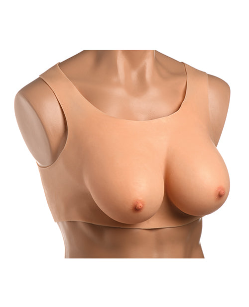 Master Series Perky Pair D Cup Silicone Breasts - Light Product Image.