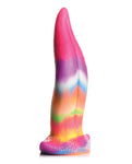 Consolador de lengua de silicona con beso de unicornio que brilla en la oscuridad