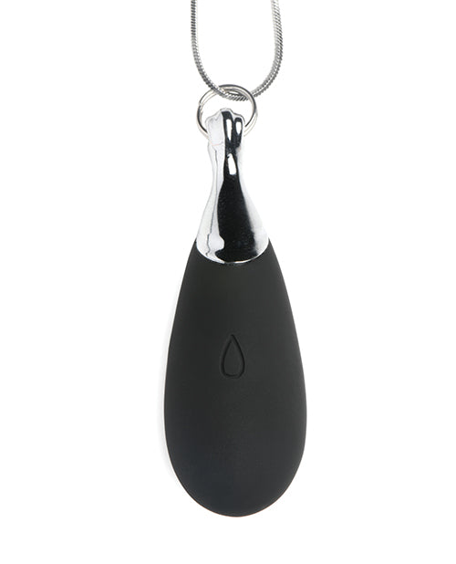 Charmed 10X Vibrating Silicone Teardrop Necklace Product Image.