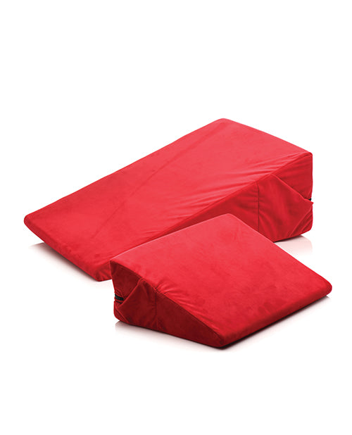 Juego de cojines rojos Love de Bedroom Bliss Product Image.