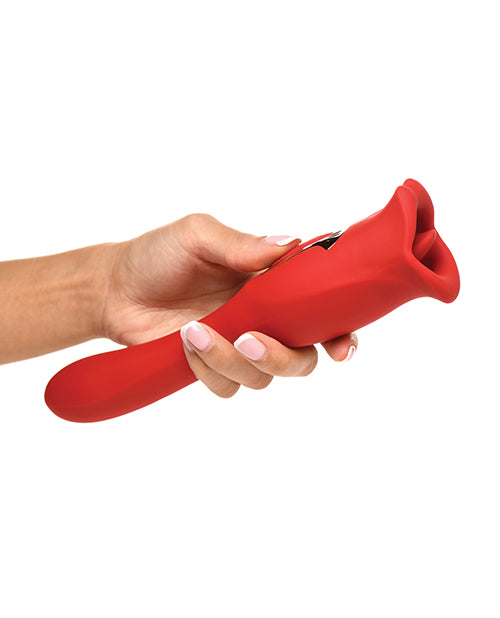 Shegasm Lickgasm Kiss + Tell Pro Vibrador de doble punta Product Image.