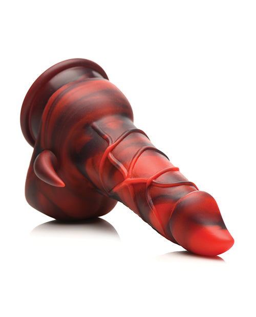 Unleash Your Desires with the Creature Cocks Horny Devil Demon Silicone Dildo Product Image.