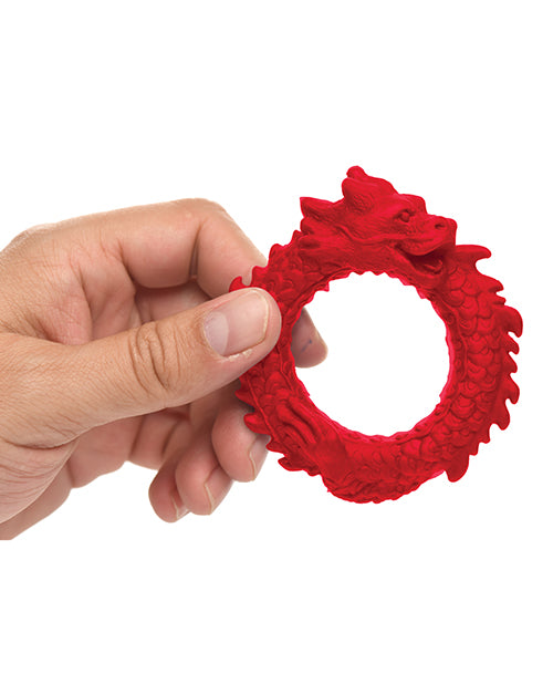 Creature Cocks Rise of the Dragon Silicone Cock Ring Product Image.